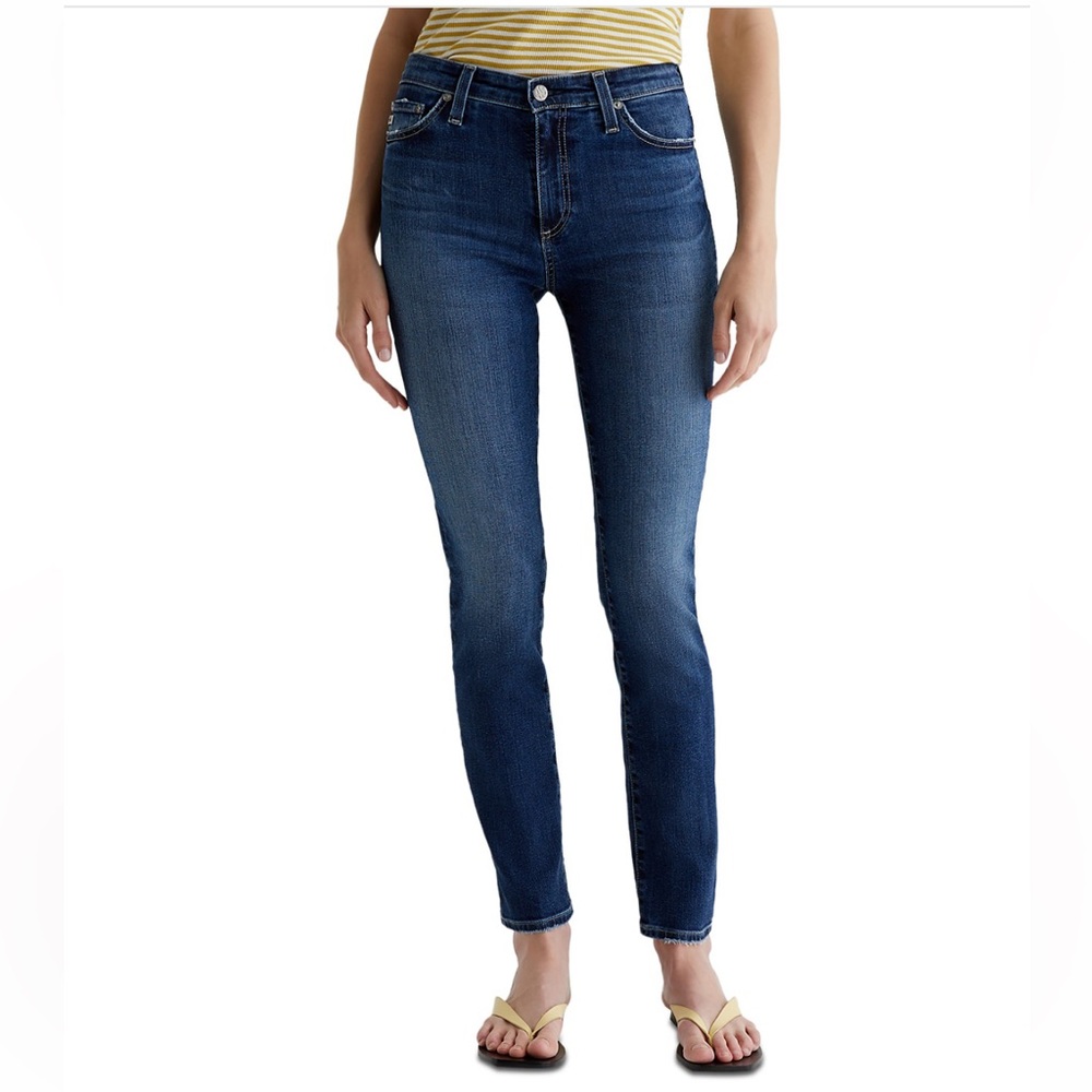 AG Mari High Rise Slim Straight Jeans in 11 Years Palos Verde Size 31